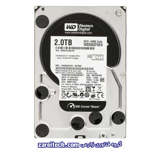 دلیل رنگ بندی هارد دیسک ها | هارد مشکی